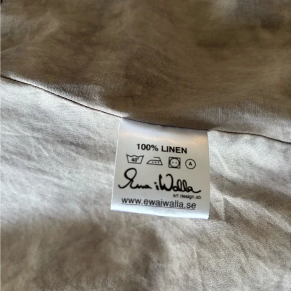 Ewa I Walla Ruffled Beige Linen Jacket - Picture 6 of 6